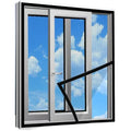 Zwart horrengaas glasvezel